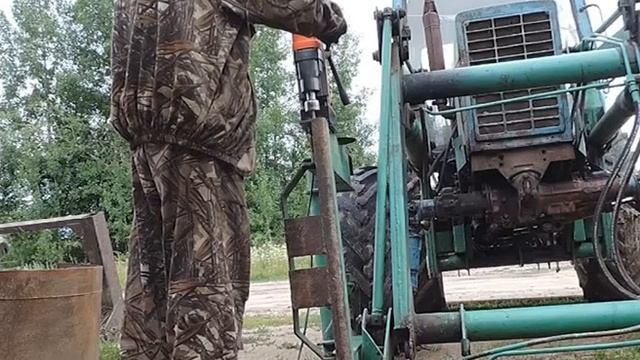 Расточка отверстия сверлильным станком на магнитной подошве. смотреть онлайн