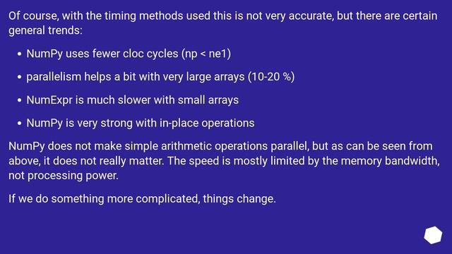 Understanding the difference between vectorizing in Numpy and multi-threading of vectorized express смотреть онлайн