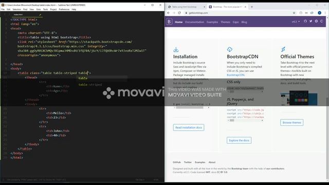 Table in Bootstrap | Bootstrap Table Classes (2019-2020) смотреть онлайн
