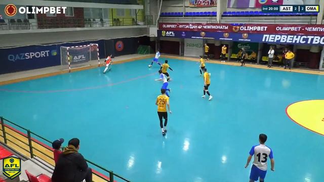 ЗИМНЕЕ ПЕРВЕНСТВО 2 (2023ГГ.) Высшая Лига. FC "Astana United" 6:3 Oma.kz смотреть онлайн