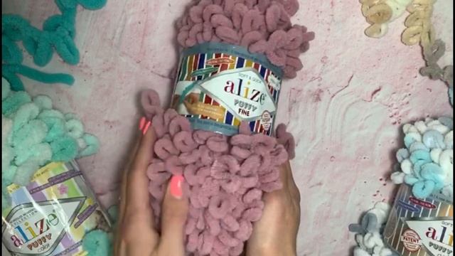 ОБЗОР пряжи ALIZE Puffy, Puffy fine. ДЕТСКОЕ МНЕНИЕ (Вязание без спиц и крючка!) смотреть онлайн