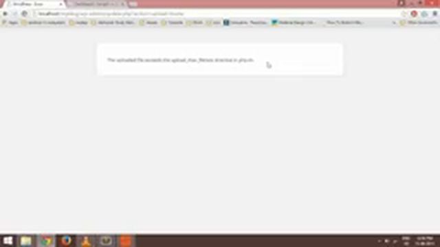 Eror (php.ini) Upload Theme di Wordpress смотреть онлайн