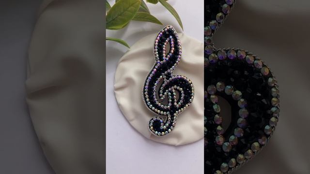 ? Брошь в виде музыкального ключа ??? #handmade #ручная_работа #подарки #tutorial смотреть онлайн