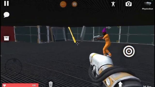 играю с гердолом в Hypper Sandbox Hypper Mod #3 с нексботами