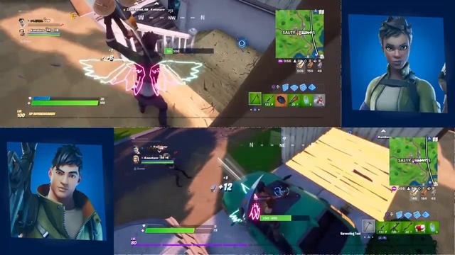 Fortnite Split Screen Gameplay | PS4 смотреть онлайн