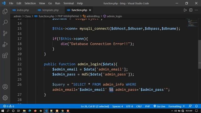 PHP Programming in Bangla || Create Admin Login System with PHP || Class-10 смотреть онлайн