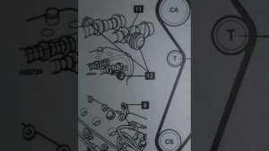 Fiat PUNTO 1.2 16V; BRAVO 1.2 16V; BRAVA 1.2 16V; STILO 1.2 16V УСТАНОВКА ЗАЖИГАНИЯ МЕТКИ ГРМ