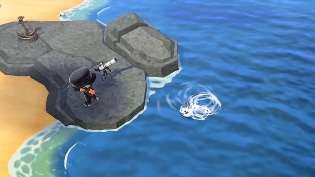 Animal Crossing New Horizons: Catching an Ocean Sunfish смотреть онлайн