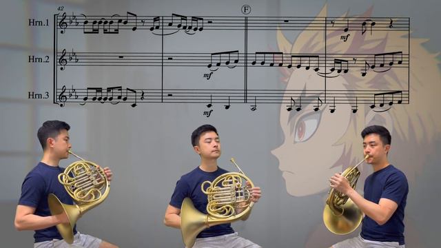 炎 Homura (鬼滅の刃 / Demon Slayer) / LiSA 【French Horn Trio / ホルン三重奏】 смотреть онлайн
