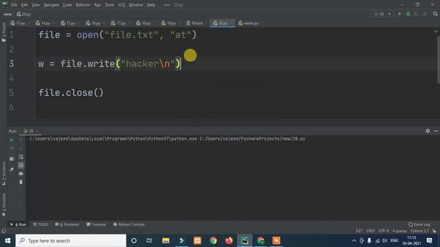 [Kannada]- how to write a file in python || file handling in python || python full course in kannad смотреть онлайн