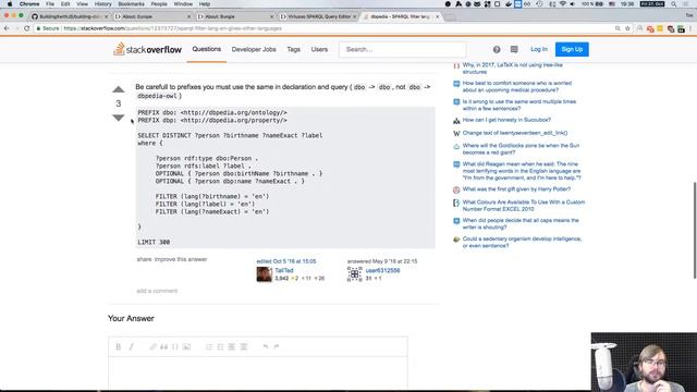Building Data Science with JS - Livestream 5 - DBpedia enrichment microservice смотреть онлайн