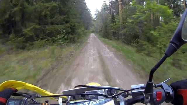 ВЕСЕННИЕ ПОКАТУШКИ ПО ЛЕСУ НА ЭНДУРО, ПИТБАЙКЕ И АЛЬФЕ смотреть онлайн