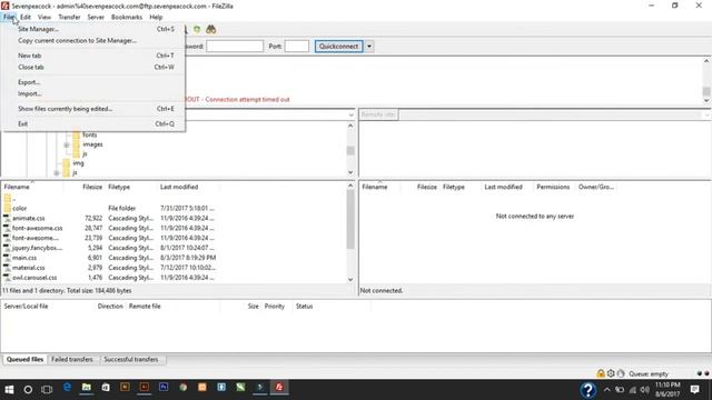 How to fix Connection timed out after 20 seconds of inactivity in FileZilla Fix 100% 2022 смотреть онлайн