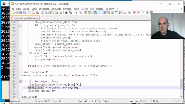 Python Millionaire: Retirement Simulator #9 -- Track Results and Final Outcomes смотреть онлайн