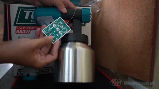 Total TT5006 2 Electric HVLP Spray Gun Aluminum Can 550W Quick Unboxing смотреть онлайн