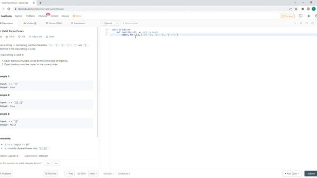 March 13/2022 LeetCode Challenge: Valid Parentheses смотреть онлайн