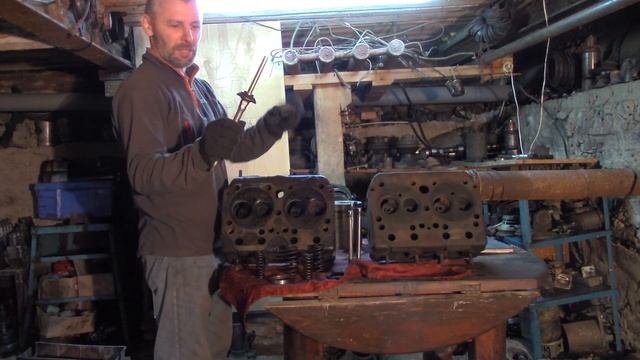 Головки двигатель, Головки Клапана и седла смотреть онлайн