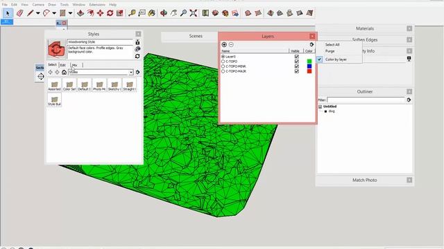 SketchUp - Стили для работы с dwg смотреть онлайн