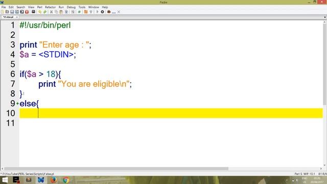 11. PERL - Control Structures (if else) | Suraj Mundalik смотреть онлайн