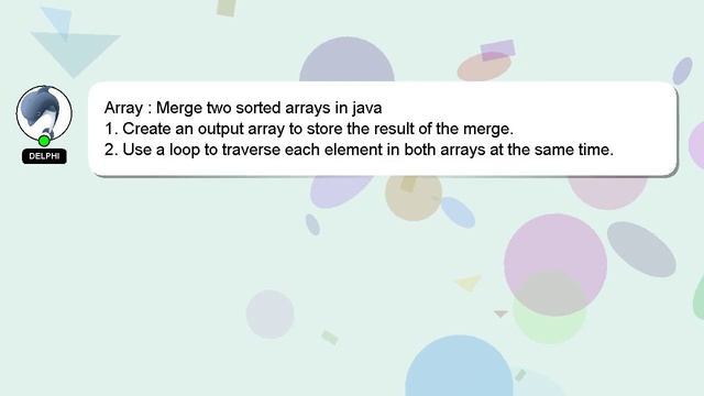 Array : Merge two sorted arrays in java смотреть онлайн