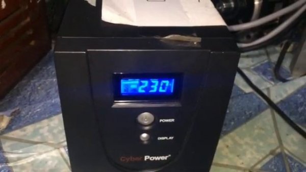 Sửa UPS CyberPower 2200VA/1320W MODEL: VALUE2200ELCD Serial: 0141 Lỗi tự động Reset