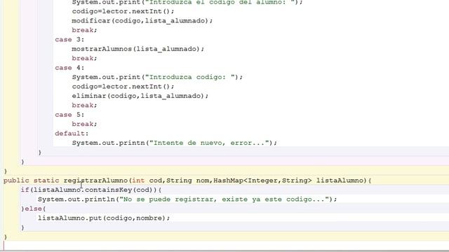 Practica Java #1 - Métodos + HashMap смотреть онлайн