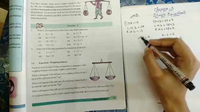 7th class maths in telugu||chapter-3 simple equations||Exercise-1 смотреть онлайн