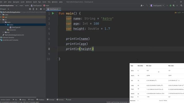 Kotlin For Beginners Tutorial (Data Types, Variables, Val Or Var) смотреть онлайн