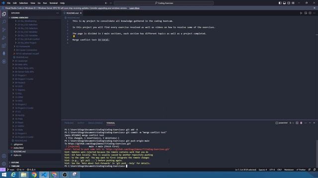27 Git Merge Conflict смотреть онлайн