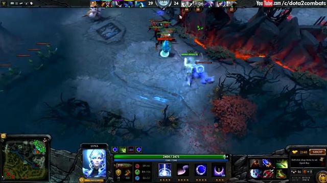 ddz 8500 mmr Playing Luna with Refresher Orb and Aghanim смотреть онлайн