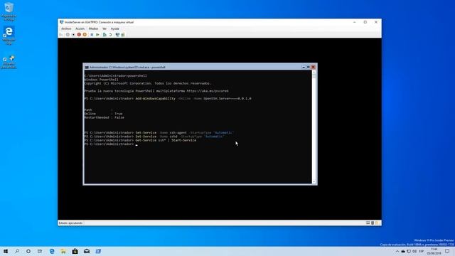Instalación y configuración de OpenSSH Server en Windows Server 2019 смотреть онлайн