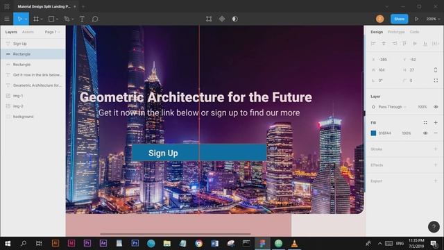 Split Landing Page UI (with Figma) -----Timelapse смотреть онлайн