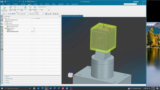 Siemens NX 2206 How To Sketch In Task Environment No Modeling License смотреть онлайн