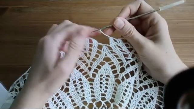 Салфетка-снежинка на Новый год. Подробный МК для начинающих!!! Часть 3. Openwork crochet napkin. смотреть онлайн