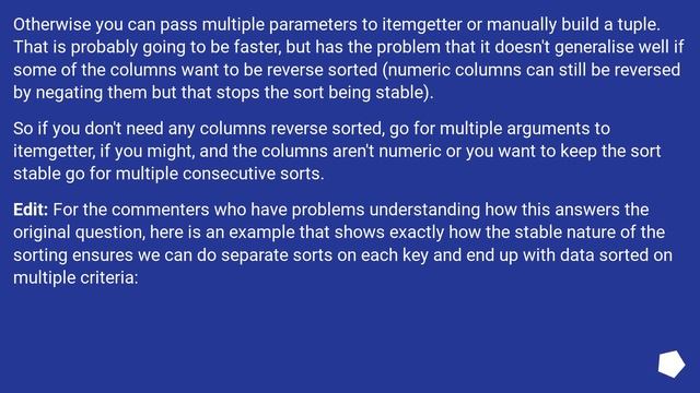 Sorting a Python list by two fields смотреть онлайн