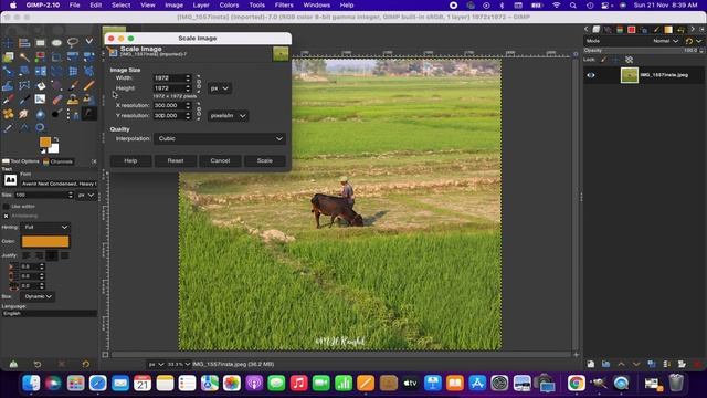 How to change DPI/PPI of an image with Gimp | Tutorial-33 смотреть онлайн