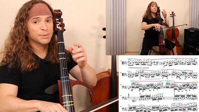 How to Play ÉLÉGIE by Fauré on Cello - Bowings Part 1 смотреть онлайн