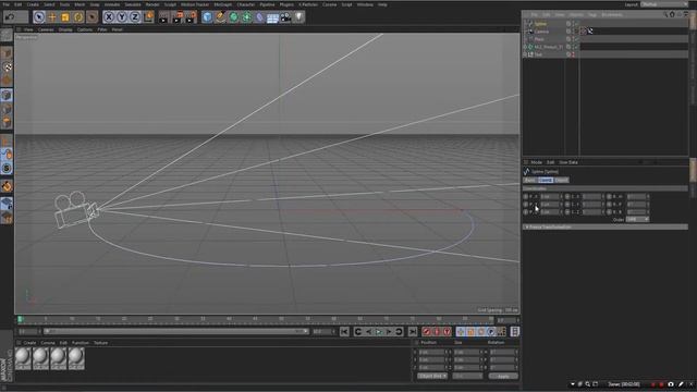 Cinema 4d - Thrausi plugin - Sound effector. Logo animation Tutorial. Part-01 смотреть онлайн