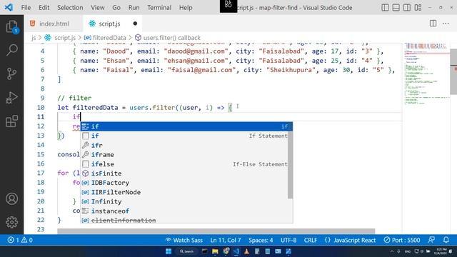 27 - JavaScript Class 14 | Map | Filter | Find | for of | for in | Destructor | Muhammad Umair смотреть онлайн