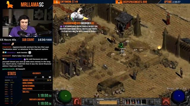 DIABLO 2 - 45X MONSTER DENSITY - HARDCORE ASSASSIN SPEEDRUN [Normal] смотреть онлайн