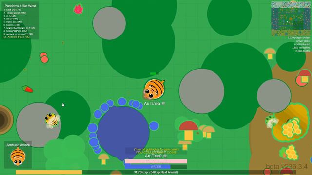 ОБНОВЛЕНИЕ ИГРЫ МОПИО. КОРОНОВИРУС, НОВЫЕ РАСТЕНИЯ И МНОГОЕ ДРУГОЕ В MOPE.IO