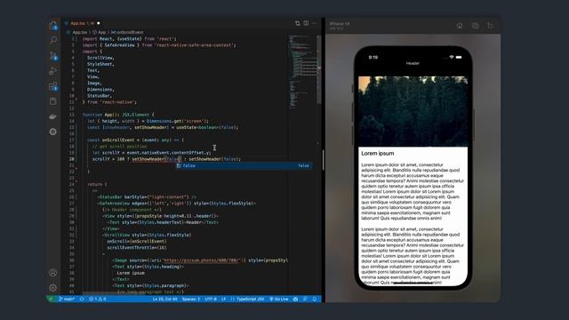 How To Implement Scroll Animation In React Native смотреть онлайн