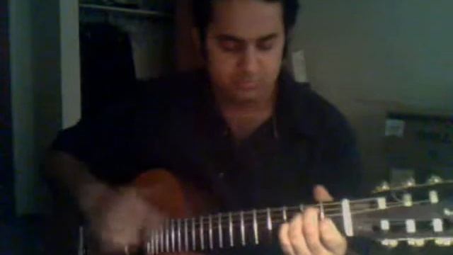 Nikhil - Spanish chord progression with rumba style beats on a Yamaha Acoustic Guitar смотреть онлайн