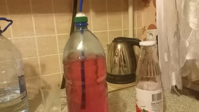 Как сделать газировку дома CO2(carbonated Beverage Process CO2)