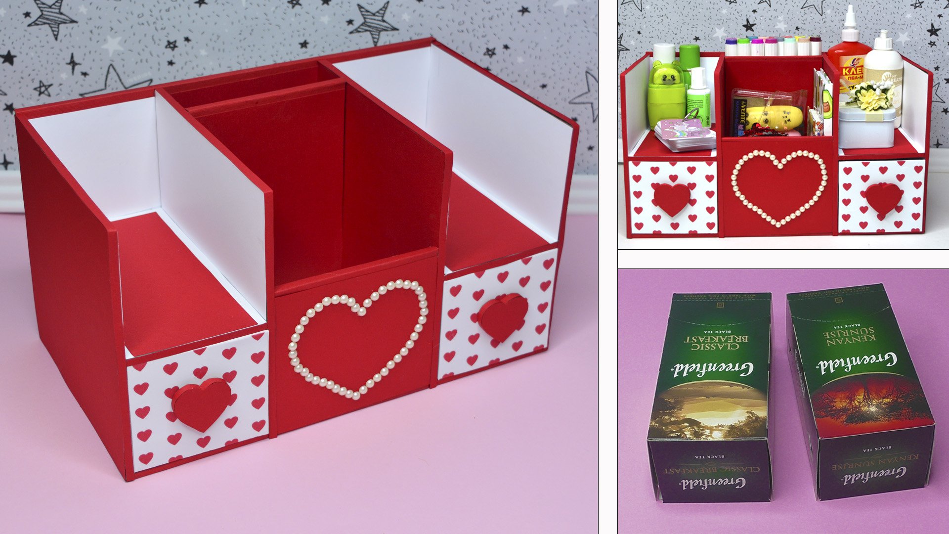 Великолепная идея из обычных чайных коробочек // простые идеи для домашнего хранения смотреть онлайн