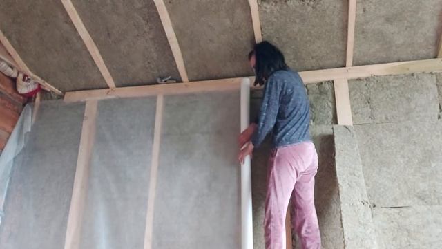 Утепление дома. Утепление дачи. Утепление стен на втором этаже. смотреть онлайн