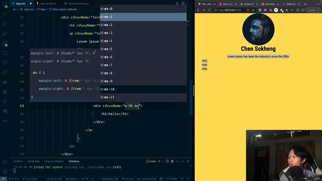 Build a simple link tree clone | React + Tailwindcss смотреть онлайн