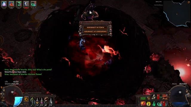 Path of Exile - Sirus the Awakener 6 - Minion Master смотреть онлайн