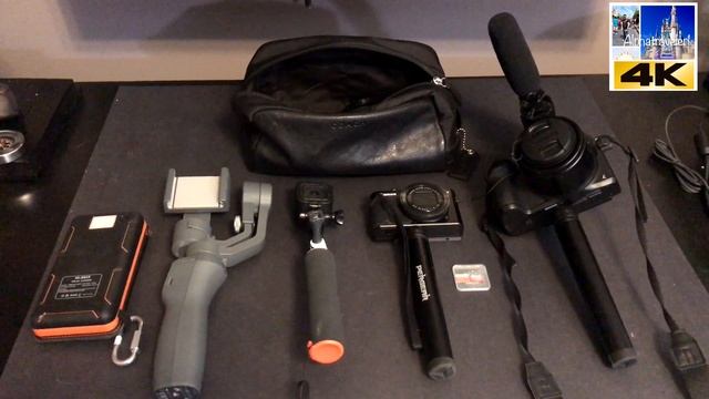 What DSLR Camera And Video Cameras Are In My Disney Bag In 4K