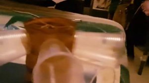 ЛЮСТРА ИЗ  СТАКАНОВ И БУТЫЛКИ -ЧАСТЬ-1